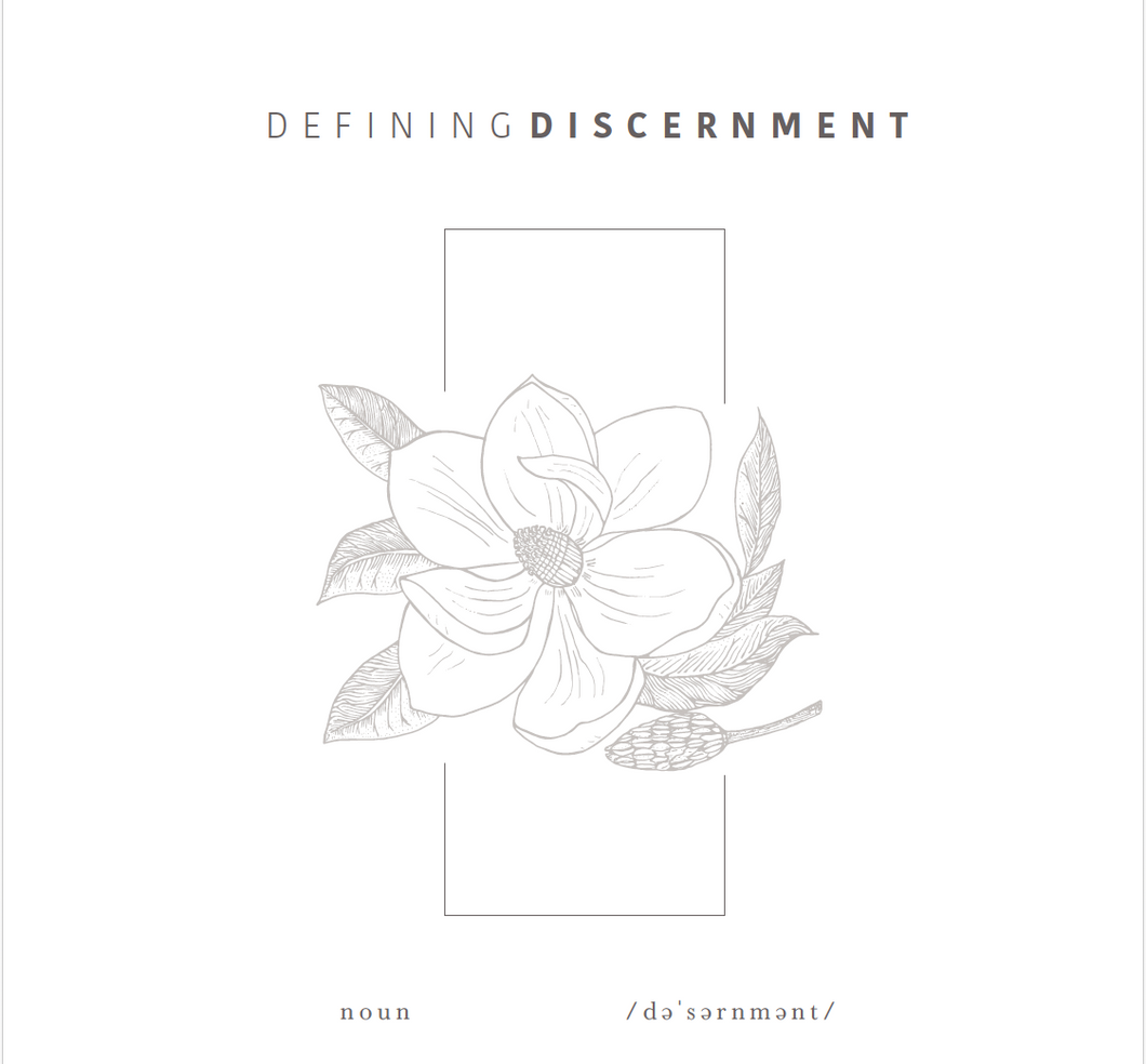 Defining Discernment Bible Study