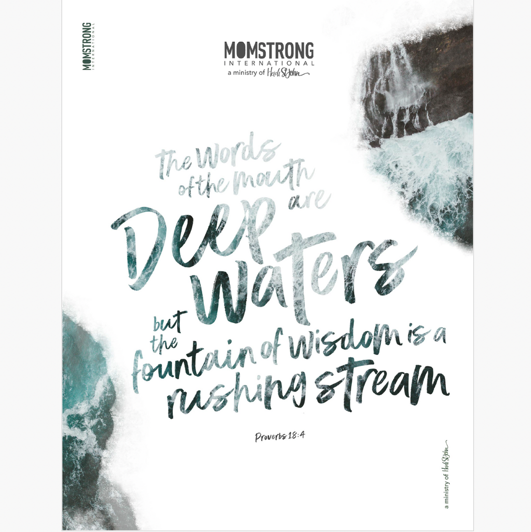 Deep Waters: Speak Well Bible Study
