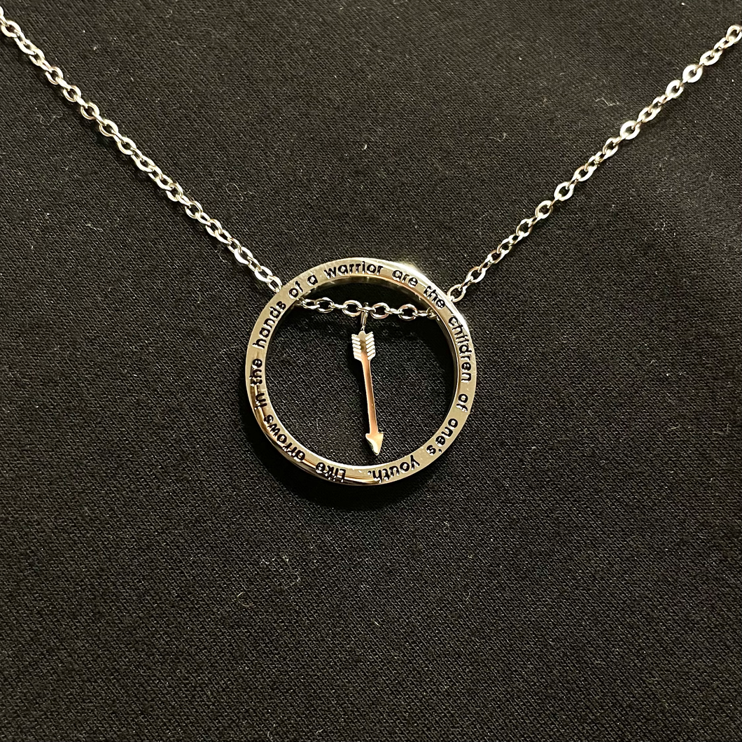Arrow Circle Necklace