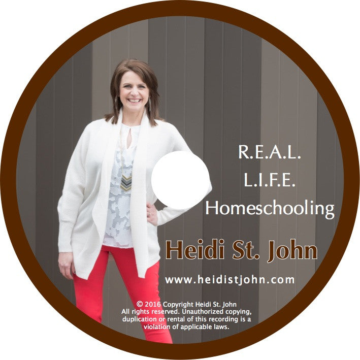 R.E.A.L. L.I.F.E. Homeschooling - Workshop Recording